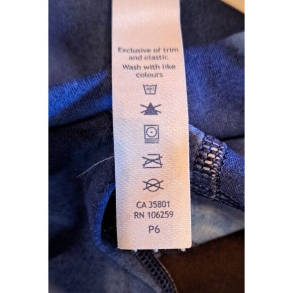 Lululemon Wunder Under Low-Rise Tight Full-On Luxtreme 28" Size 2 Blue Tie Dye - Picture 8 of 9